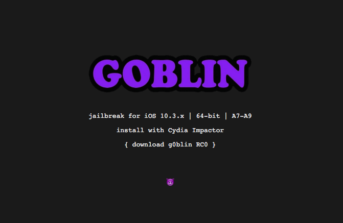 G0blin 越狱工具支持iOS10.3.x~10.3.3 6