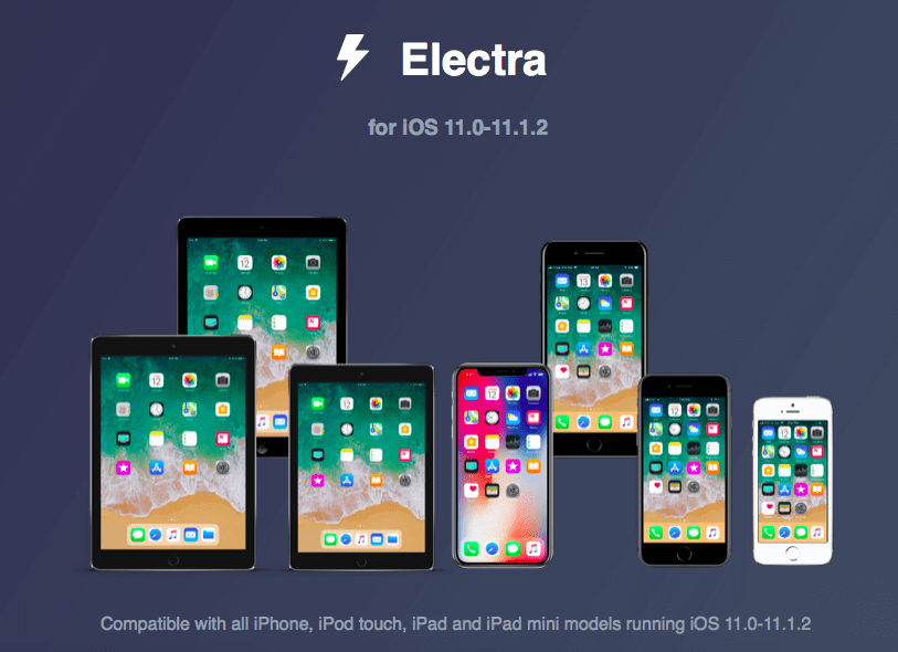 Electra 越狱工具支持全系iOS11~11.1.2 64位设备